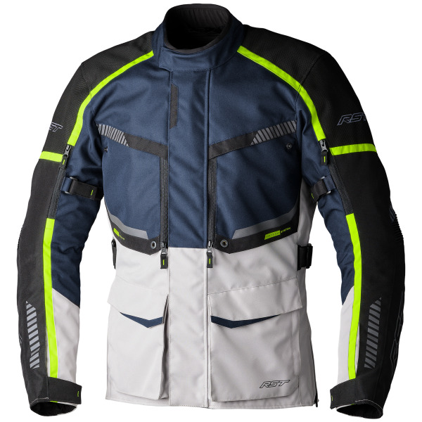 RST RST Maverick Evo CE Mens Textile Jacket Navy/Silver